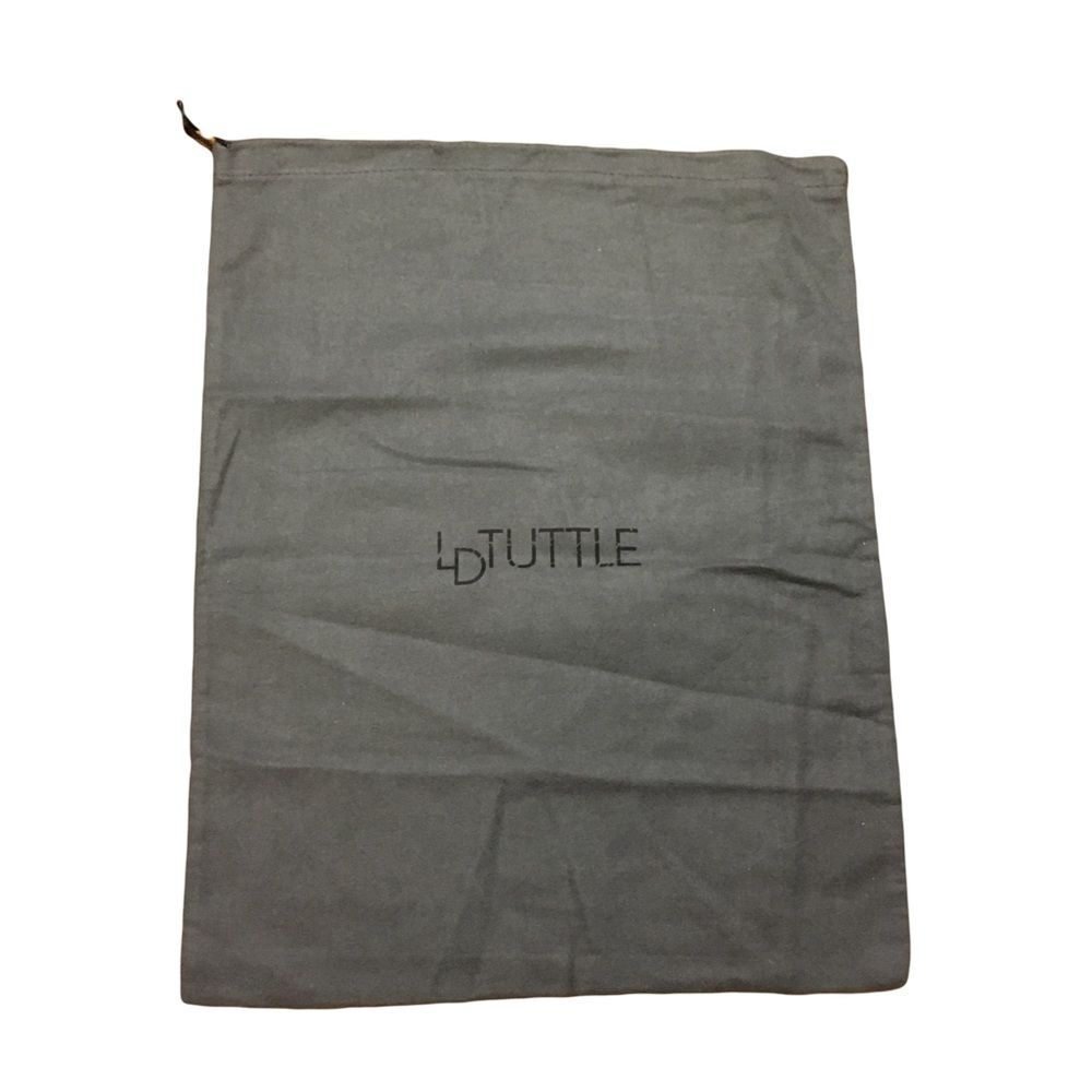 LD Tuttle Gray Grey Drawstring Dust bag Garment bag Soft Material